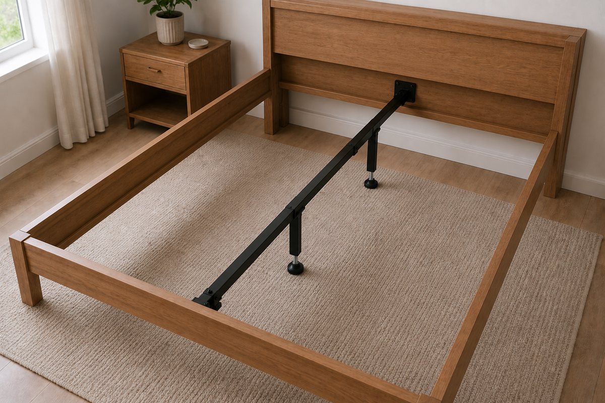 Adjustable Full-Length Bed Slat Support